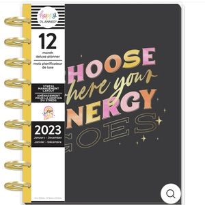 2023 DELUXE Feels Like Sunshine Happy Planner - Classic Stress Management - 12mo